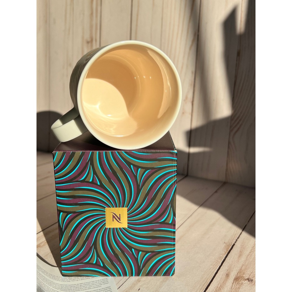 Nespresso x Thandiwe Muriu Festive Coffee Mug Limited Edition 2025 Swirl Box New - Picture 4 of 7
